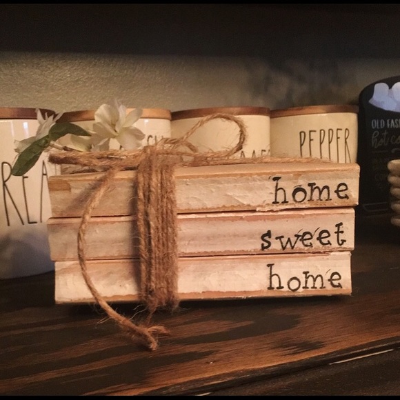 Rae Dunn Decor Book Stack - Picture 1 of 2
